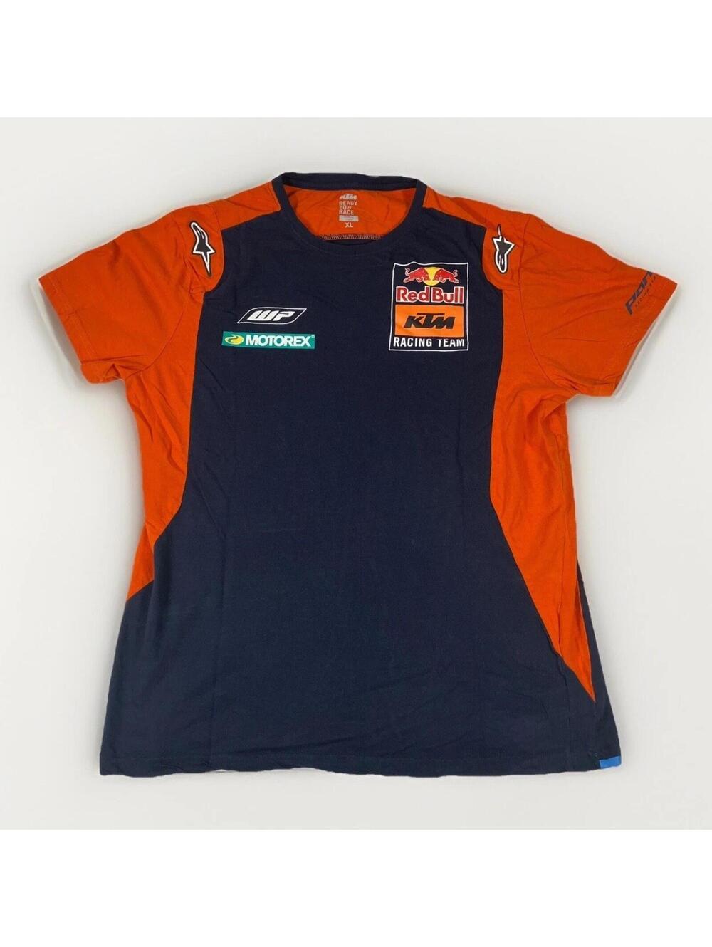 KTM Racing Red Bull Alpinestars Graphic T Shirt Motorex Ready to Race Men XL Tee